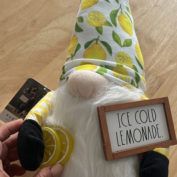 Rae Dunn | Accents | Nwt Rae Dunn Plush Ice Cold Lemonade Plush Decor ...